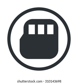 vector illustration of computer technology modern icon