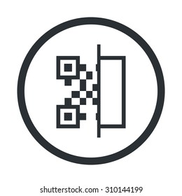vector illustration of computer technology modern icon
