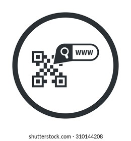 vector illustration of computer technology modern icon