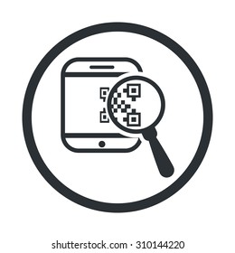vector illustration of computer technology modern icon