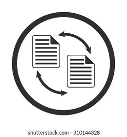 vector illustration of computer technology modern icon