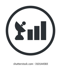 vector illustration of computer technology modern icon