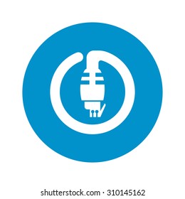 vector illustration of computer technology modern icon