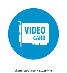 vector illustration of computer technology modern icon