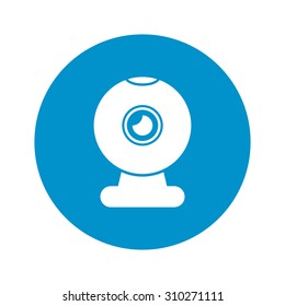 vector illustration of computer technology modern icon