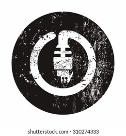vector illustration of computer technology modern icon