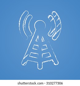 vector illustration of computer technology modern icon