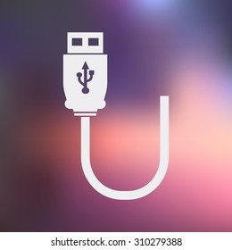 vector illustration of computer technology modern icon