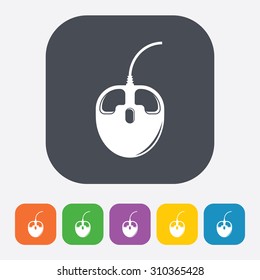 vector illustration of computer technology modern icon