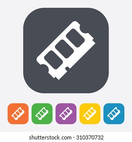 vector illustration of computer technology modern icon