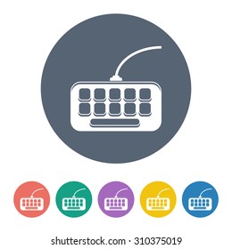 vector illustration of computer technology modern icon