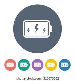 vector illustration of computer technology modern icon