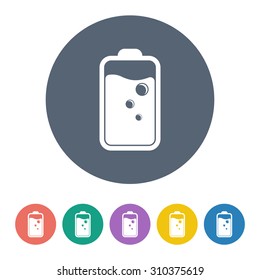 vector illustration of computer technology modern icon