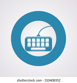 vector illustration of computer technology modern icon
