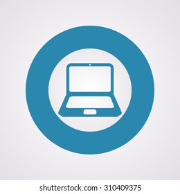 vector illustration of computer technology modern icon