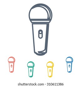 vector illustration of computer technology modern icon