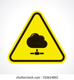 vector illustration of computer technology modern icon