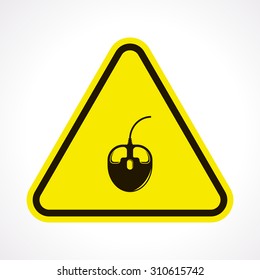 vector illustration of computer technology modern icon