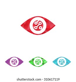 vector illustration of computer technology modern icon