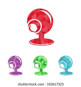 vector illustration of computer technology modern icon