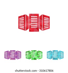 vector illustration of computer technology modern icon