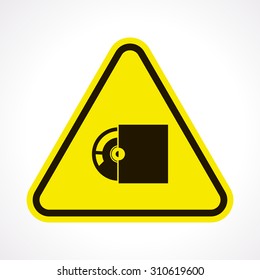 vector illustration of computer technology modern icon