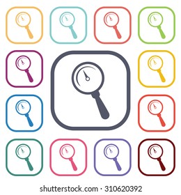 vector illustration of computer technology modern icon