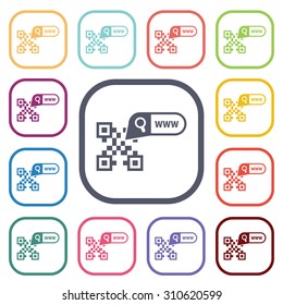 vector illustration of computer technology modern icon