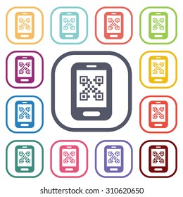 vector illustration of computer technology modern icon