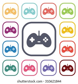 vector illustration of computer technology modern icon