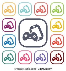 vector illustration of computer technology modern icon