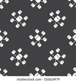 vector illustration of computer technology modern icon