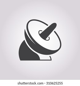 vector illustration of computer technology modern icon