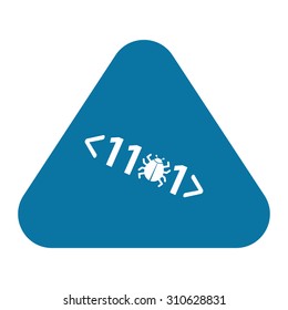 vector illustration of computer technology modern icon