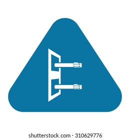vector illustration of computer technology modern icon