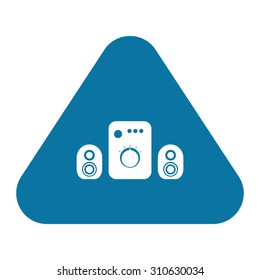 vector illustration of computer technology modern icon