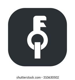 vector illustration of computer technology modern icon