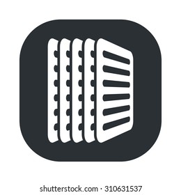 vector illustration of computer technology modern icon