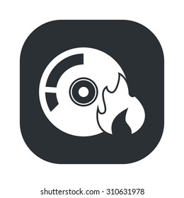 vector illustration of computer technology modern icon