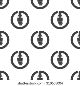 vector illustration of computer technology modern icon