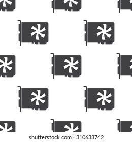 vector illustration of computer technology modern icon