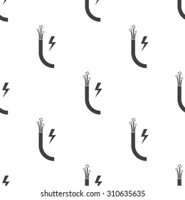 vector illustration of computer technology modern icon