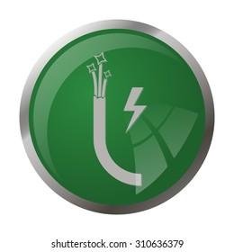 vector illustration of computer technology modern icon
