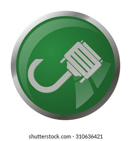 vector illustration of computer technology modern icon