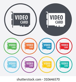 vector illustration of computer technology modern icon