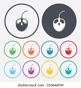 vector illustration of computer technology modern icon