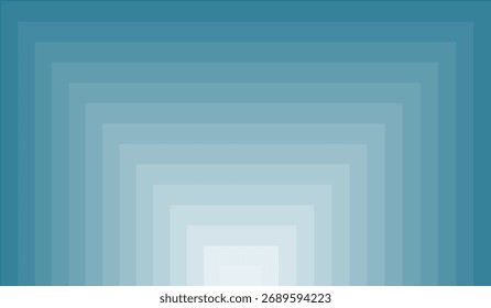 Una Ilustración vectorial de cuadrados concéntricos que se desvanecen en blanco con un efecto de túnel. Perfecto para fondos de Diseño gráfico y efectos visuales. .
