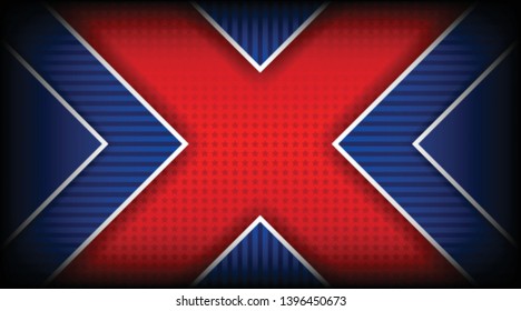 Vector illustration concept of 4th of july independence day of america background template