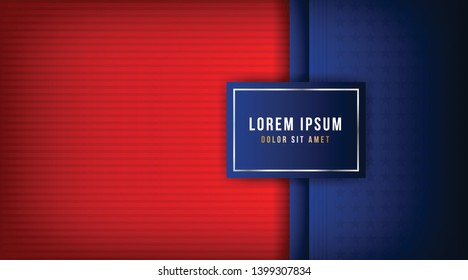 Vector illustration concept of 4th of july independence day of america background template