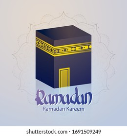 Vector illustration concept of arabic religion, Quran surah. Ramadan holiday. For festively cover postcards.(In the name of Allah, the Merciful, the Merciful!)